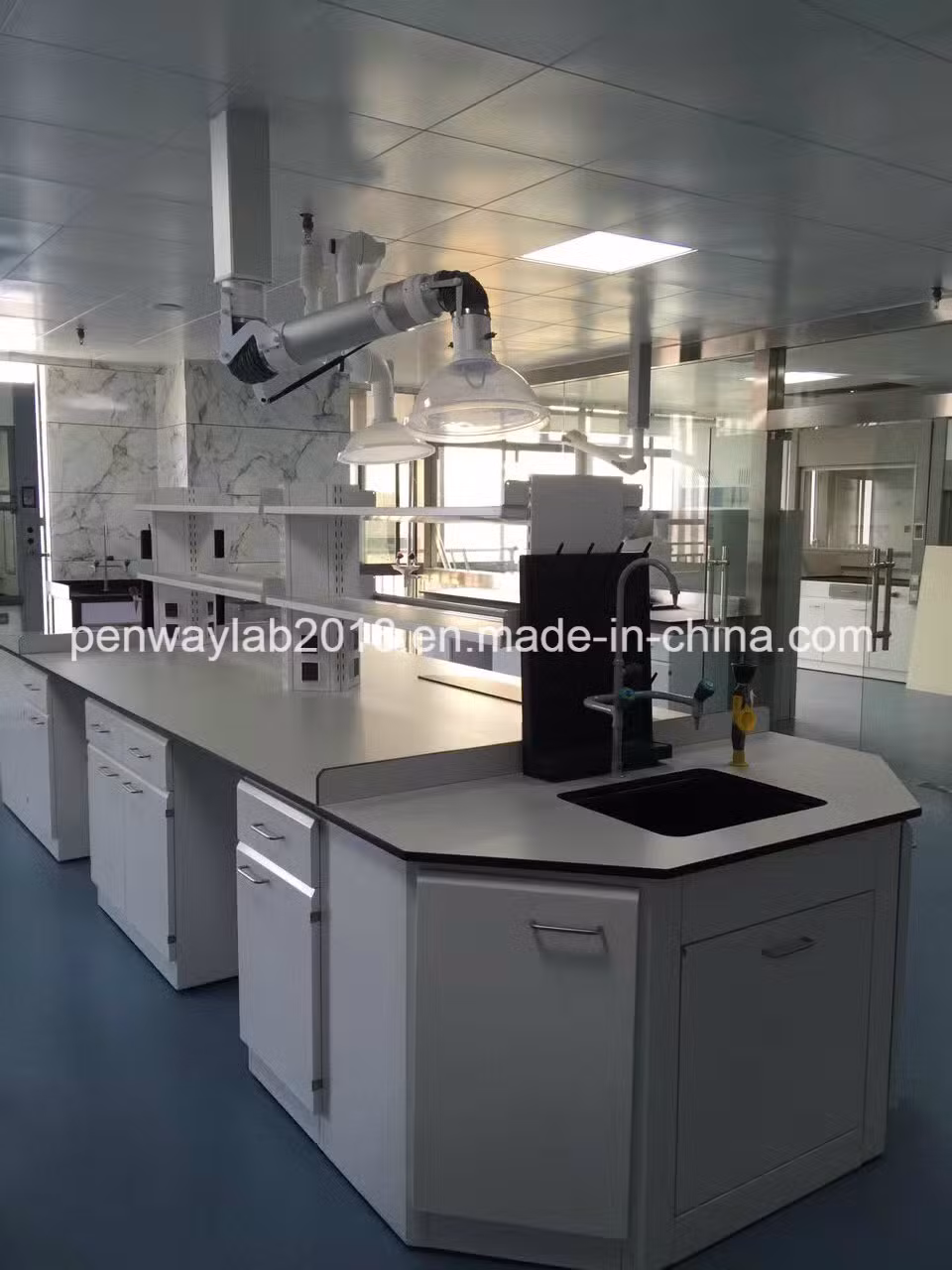 High Quality Durable School Lab Furniture with Epoxy Resin Worktops