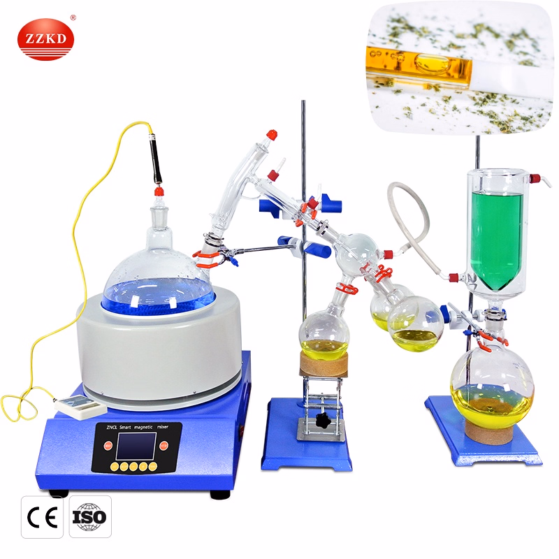 5L Short Path Distillation Kit for Chemical Industry Hemp Bho Thc Oil Extraction Distiller