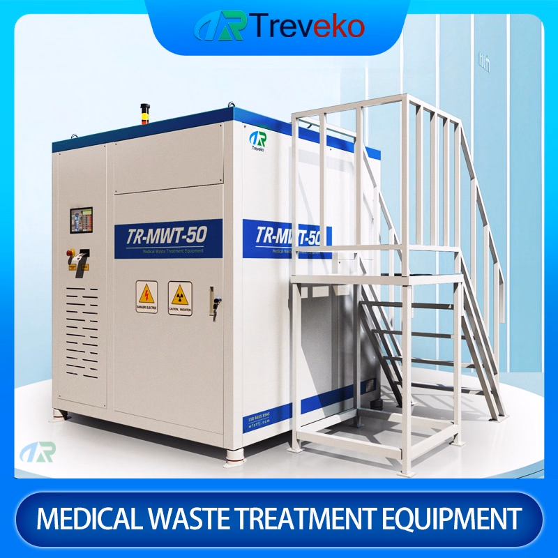 Small Scale Microwave Disinfection Equipment with Shredding for Mixed Healthcare Waste