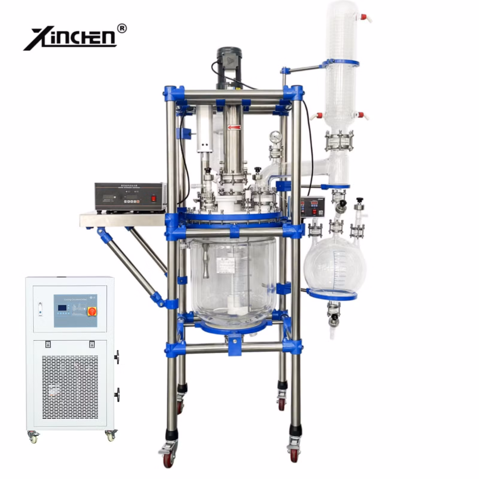 Continuous Ultrasonic Glass Reactor Extraction Chemical Mixing Mechanical Seal