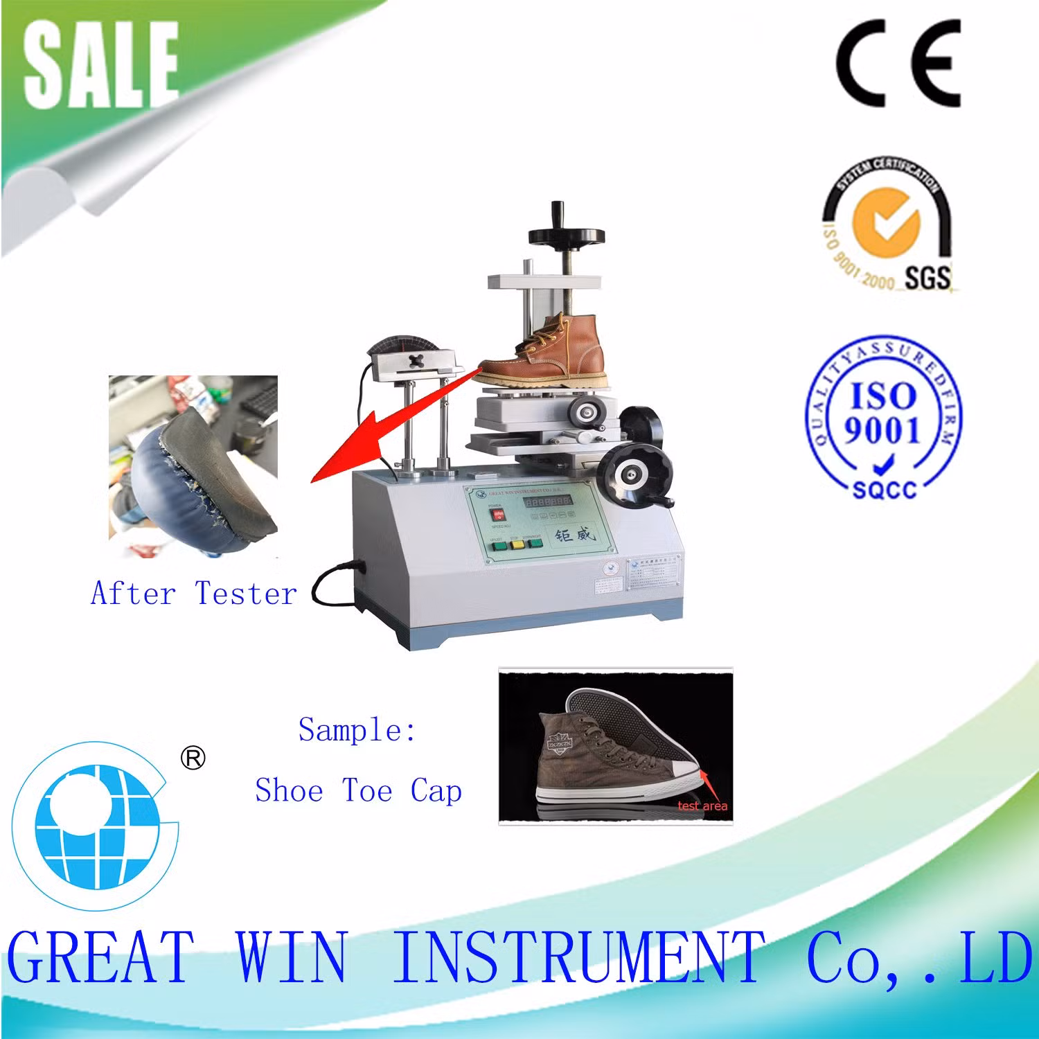 Shoes Peeling Strength Testing Machine/Sole Adhesion/Peeling Tester (GW-034)