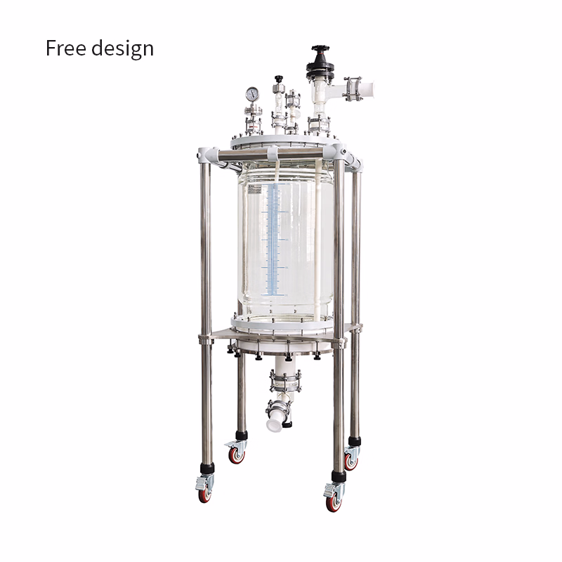 50L Distillation Lab Chemical Jcketed Glass Reactor