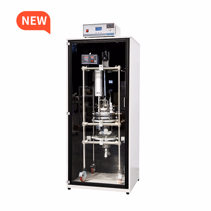 New Type Glass Jacketed Reactor/ Double Layer Glass Reactor with Heating Bath