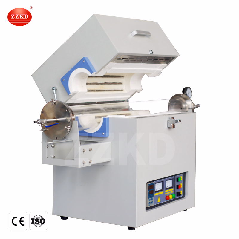 1200 Degree High Vacuum Quartz Tube Furnace Resistance Wire Heating Furnace for Annealing and Sintering