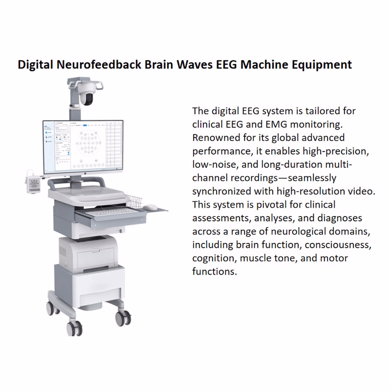 High Precision Medical Electroencephalogram Equipment EEG Machine with 24 Channels 64 Channels