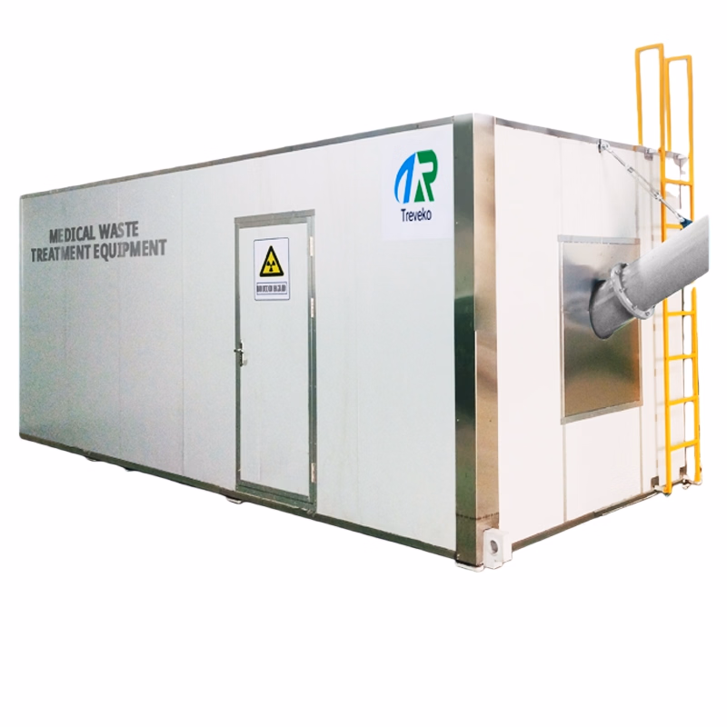 High Capacity Medical Waste High Temperature Steam Sterilization Equipment