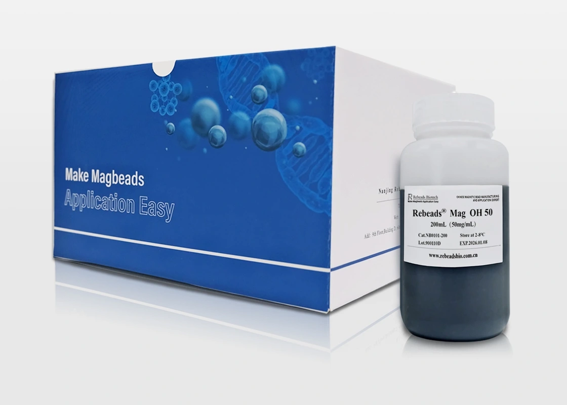 Rebeads Mag OH 50 DNA Extraction Magnetic Beads 50. Mg/ML 50-100nm Grain Size