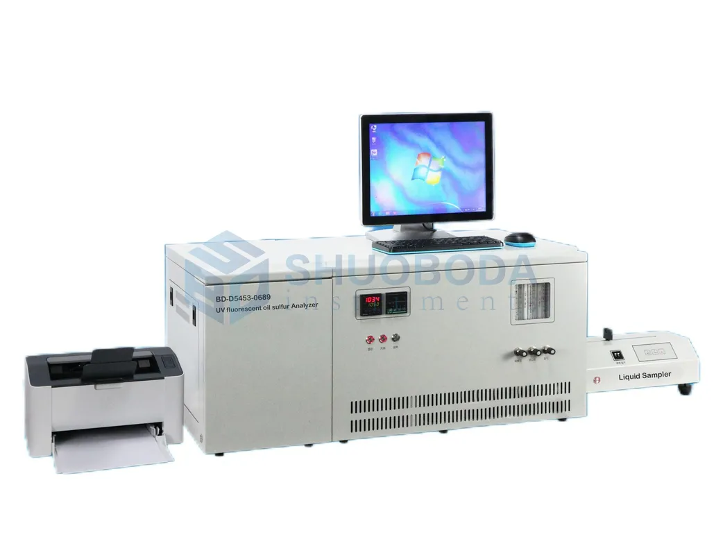 Power supply AC220V 22V 50. Hz 05. Hz 1500 W Ultraviolet Fluorescence Sulfur in Oil Analyzer featuring temperature control precision plus minus 1 degree Celsius performance