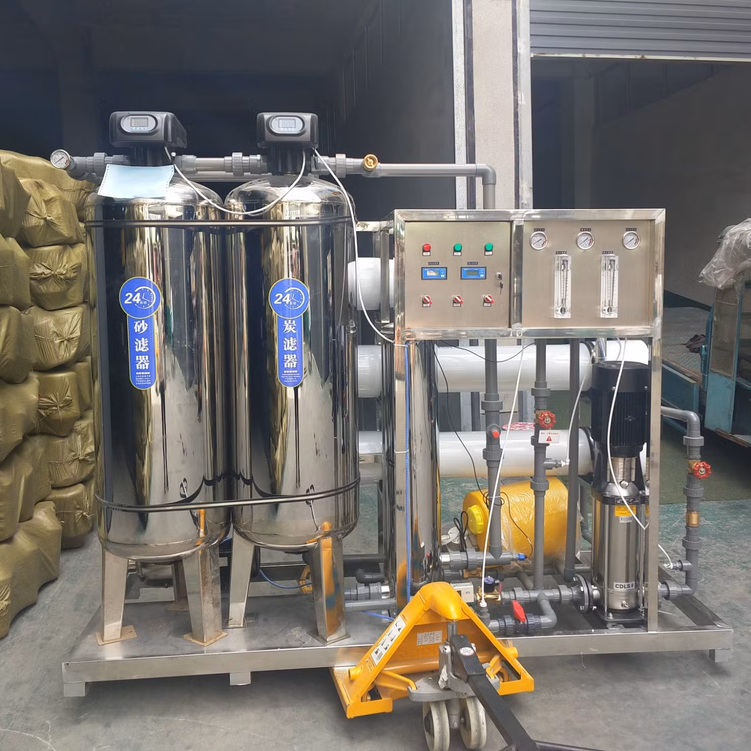 Reverse Osmosis Purifier System Sea Water Treatment Equipment for Marine Desalination Projects