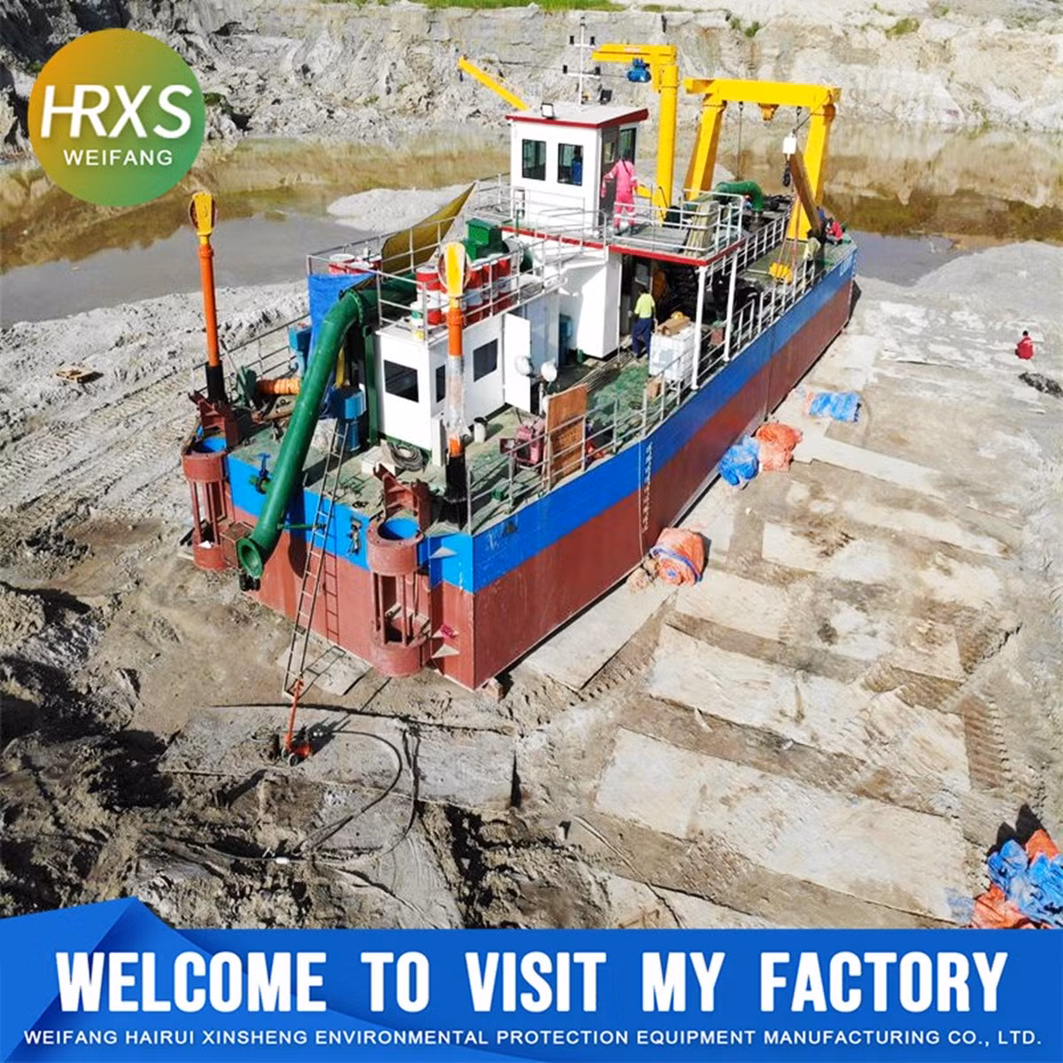 20 Inch /Diesel Engine/ Full Hydraulic Mud Dredger for Mining, Sand Extraction, Dredging Projects, Mining Equipment, Mud Dredger, Sand Dredging
