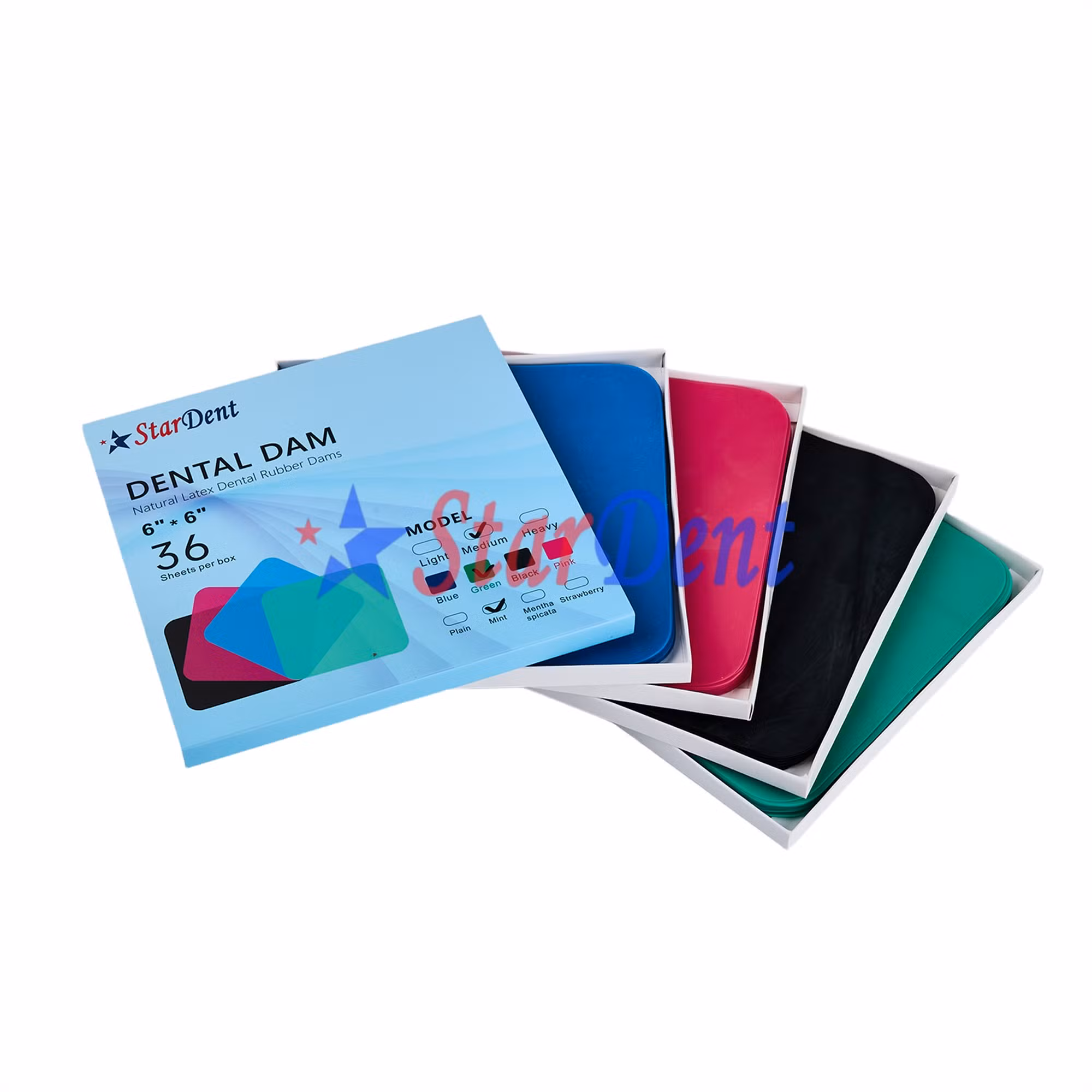 Stardent High Quality Dental Rubber Dam Sheet Multi-Purpose Oral Hygiene Material Pure Latex Dam