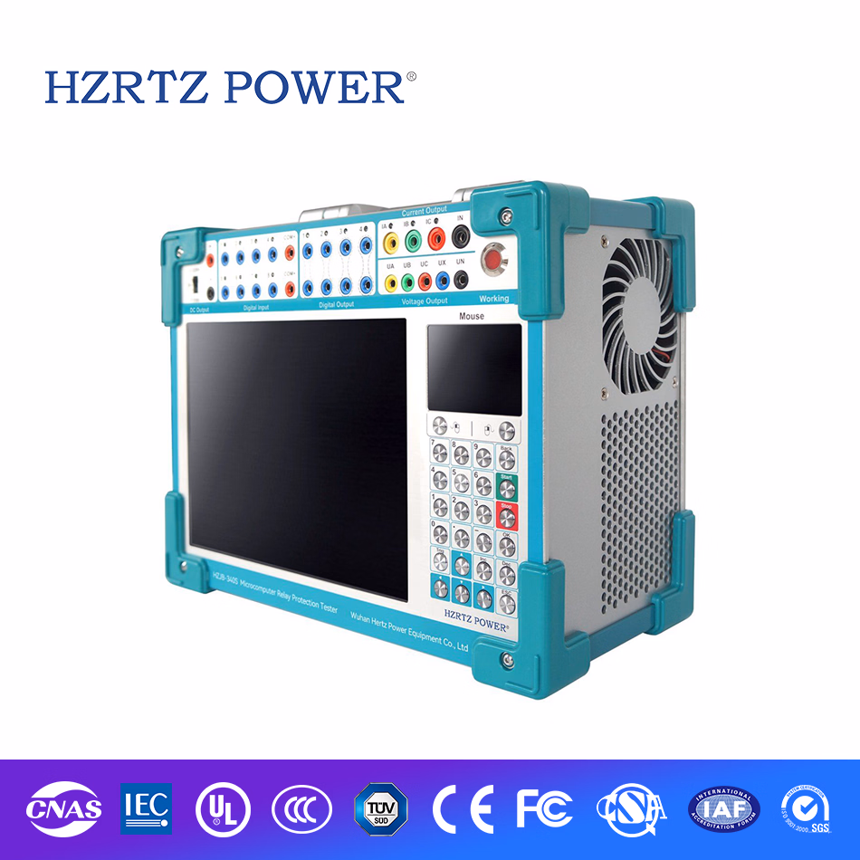 Hzjb-340s Three Phase Secondary Current Injection Microcomputer Relay Protection Tester
