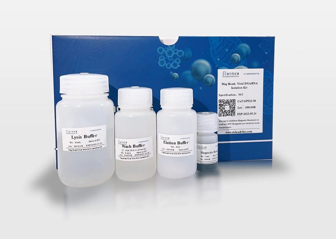 Mag Beads Viral DNA RNA Extraction Kit Brown To Black Liquid ISO13485