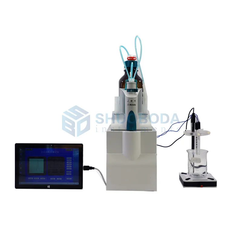Buret volume 10ml Oil Acid Alkali Tester BD-D664-A41 with Basic Error 0.1 PercentFS Plus 0.5mv Accurate Measurement Device