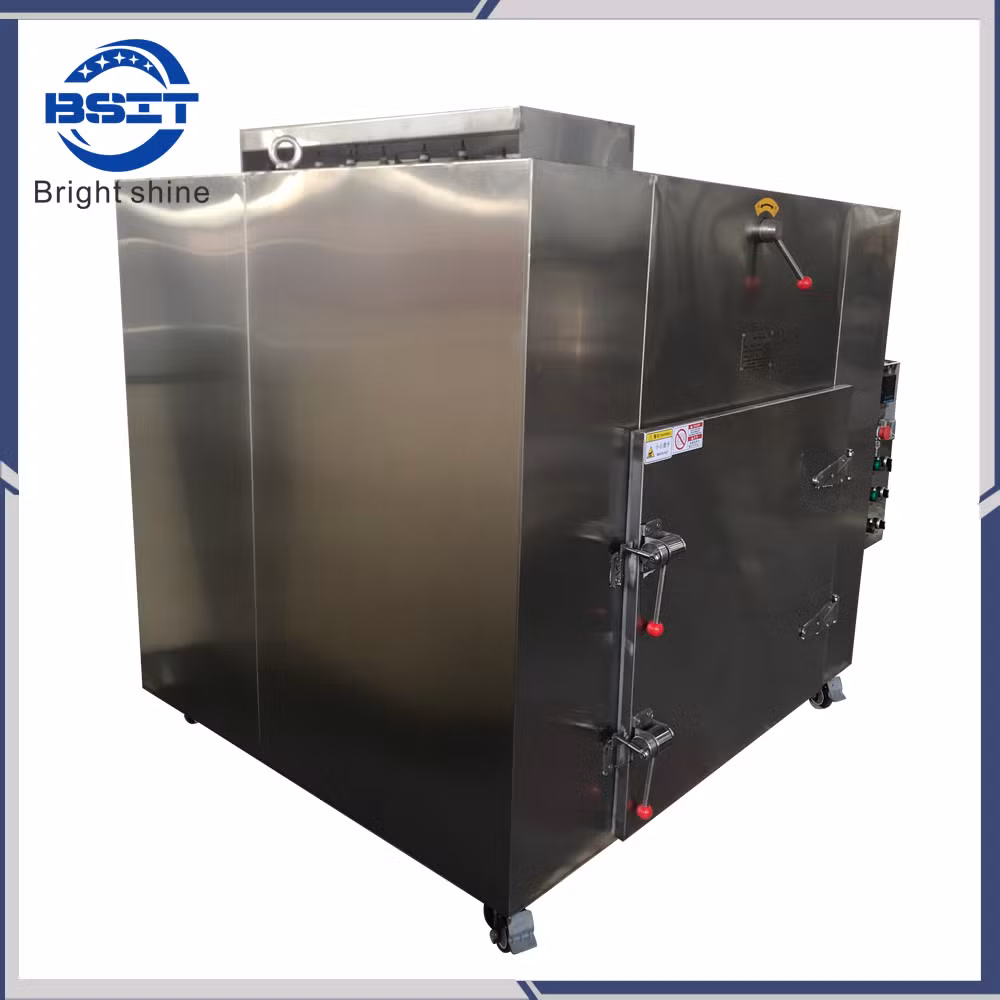 Electricy Heating SUS304 Stainless Steel Chemcial Hot Air Tray Dryer Oven with 48 Baking Pan