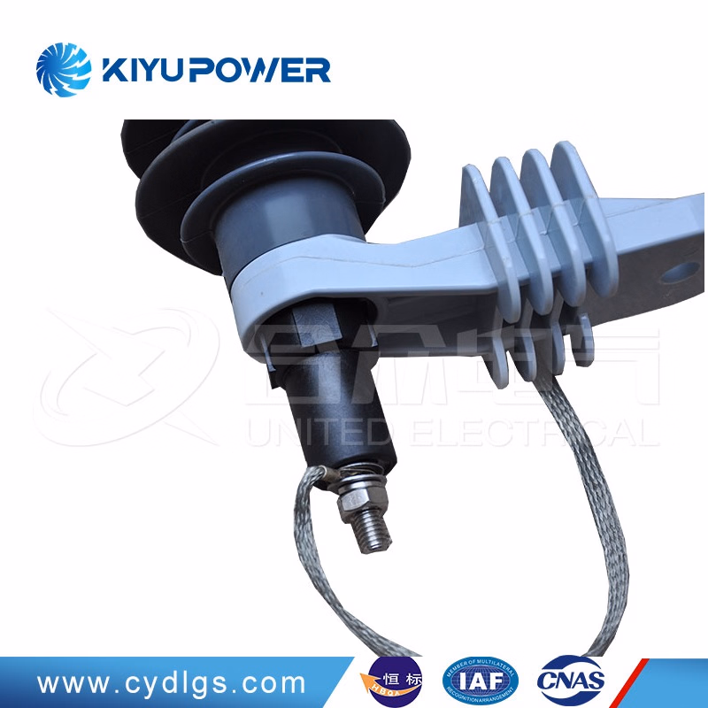 10kv Metal Oxide Ploymeric Housing Surge Protector Lightning Rod Arrester