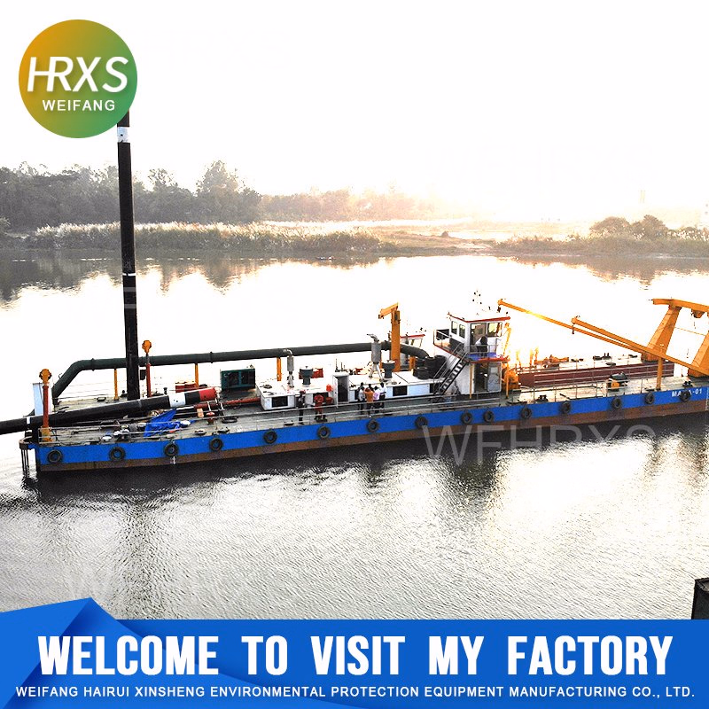 Multiple Inch Hydraulic Pontoon Electric/Diesel Engine Cutter/Jet Suction Dredger for Sand/Soil Dredging/Mining with Cutter Head Using in River