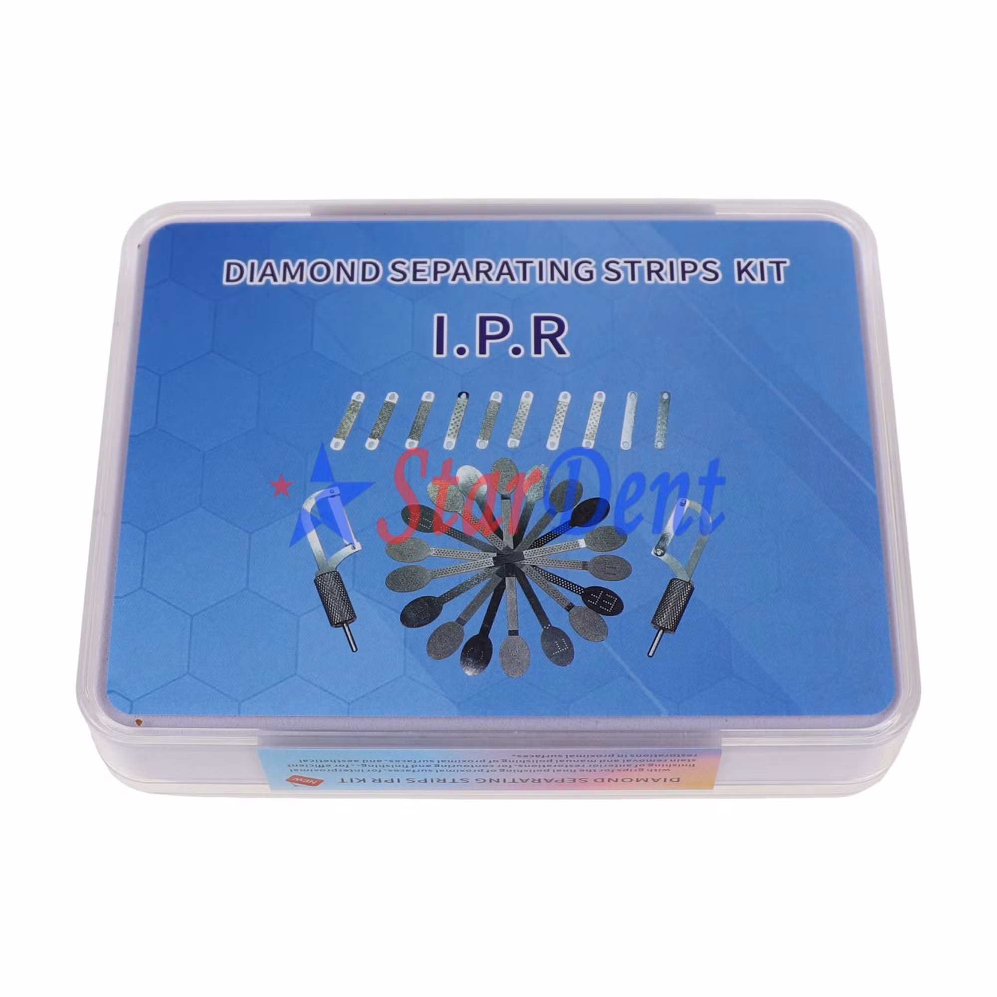 Dental Ss Orthodontic Diamond Separating Strip Kit I. P. R System Stainless Steel