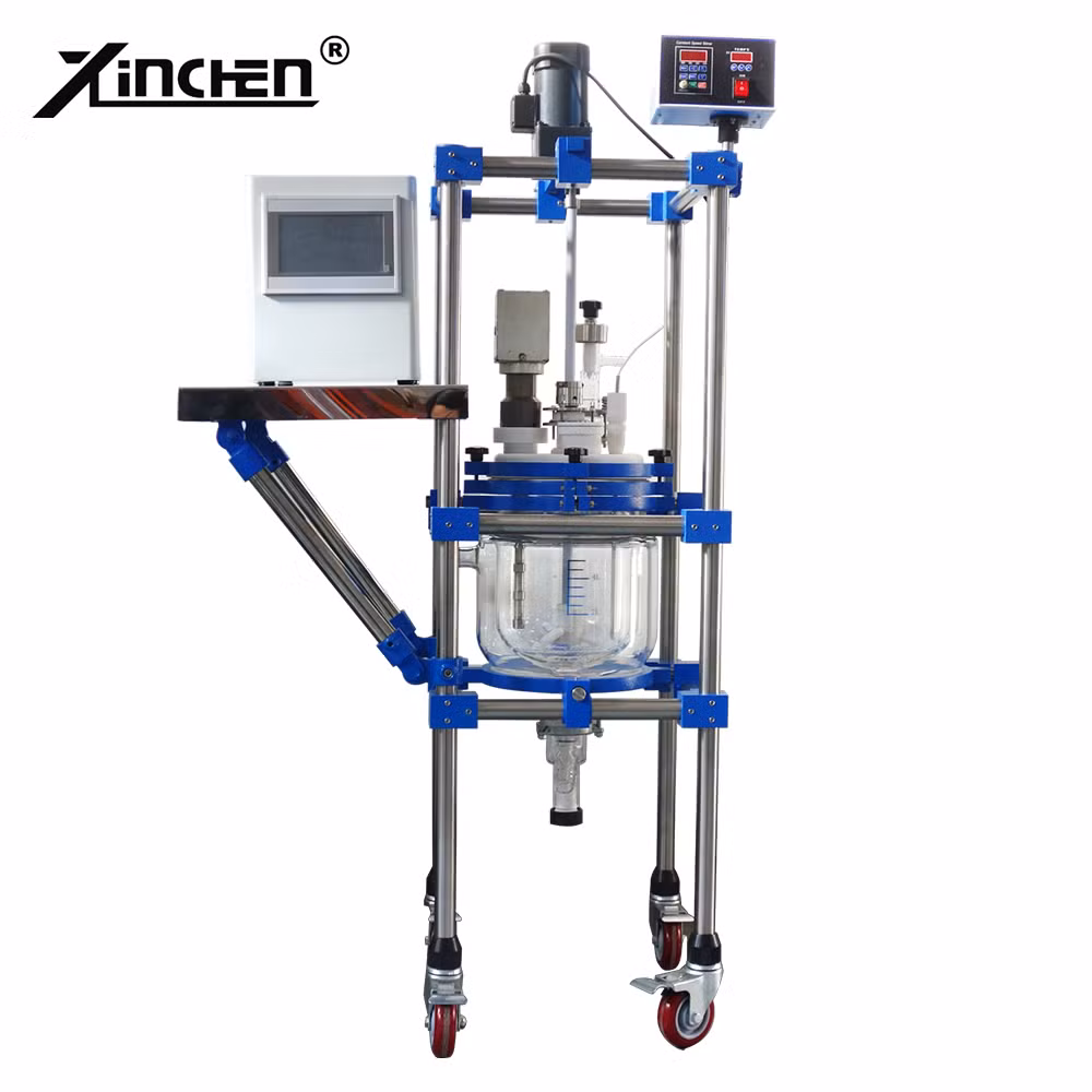 20L Ultrasonic Cleaning Glass Reactor Mixed Reaction Extraction Chemical Reactors