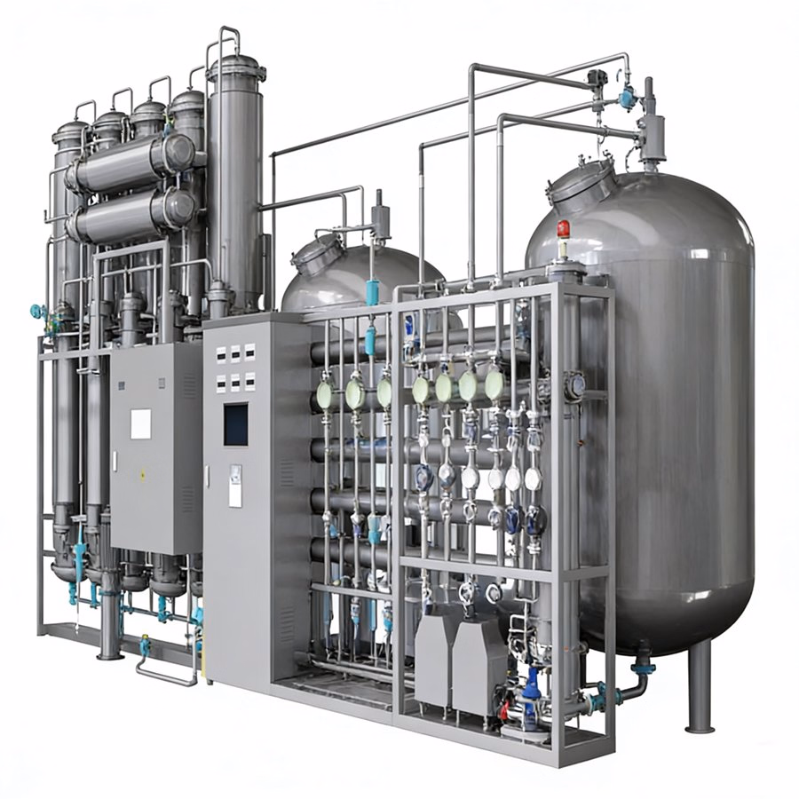 State-of-The-Art 8000 L/H Reverse Osmosis Water System for Pharma