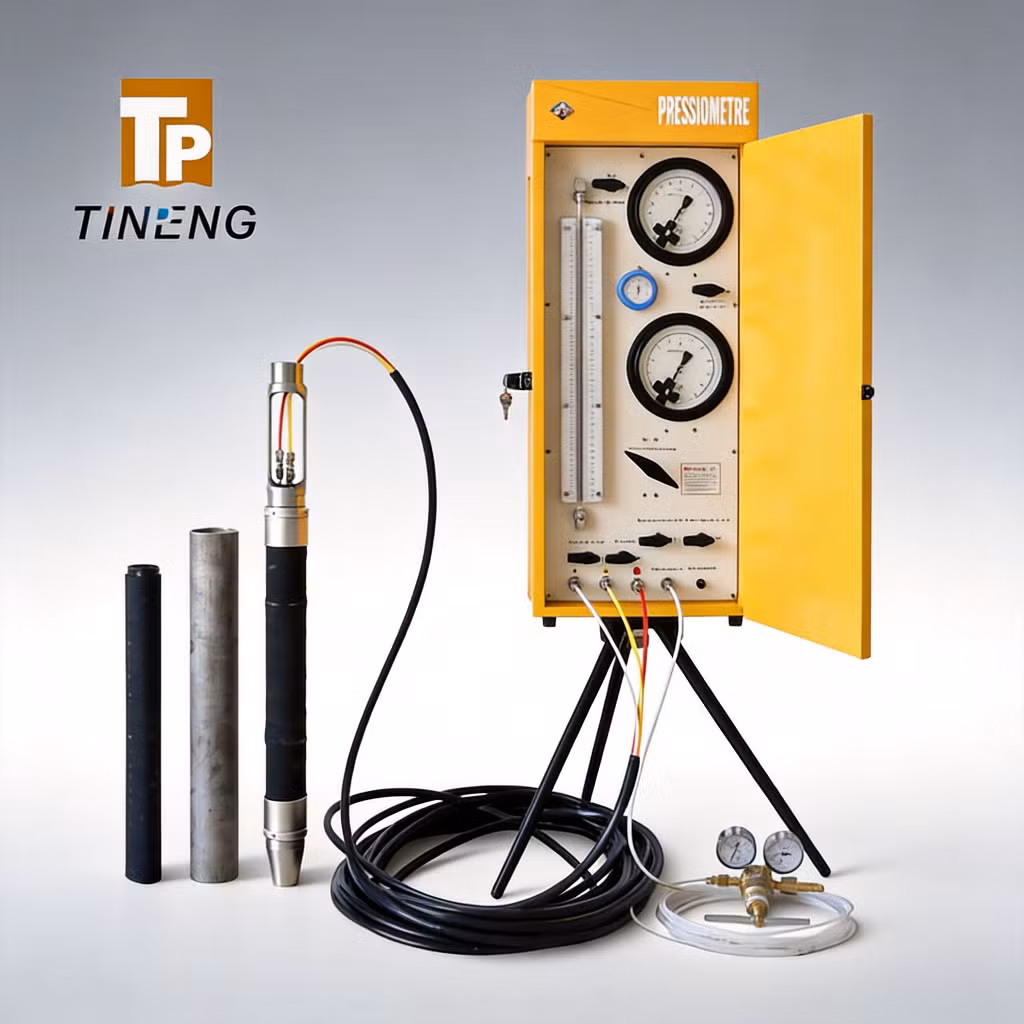 High Quality C-Tech 50mm/60mm/75mm Soil Mechanics Testing Kit Pressuremeter Field Pressure Meter Py-3, 4, 5