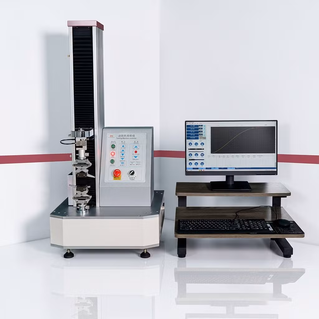 Single Column Tensile Testing Machine for PVC Material