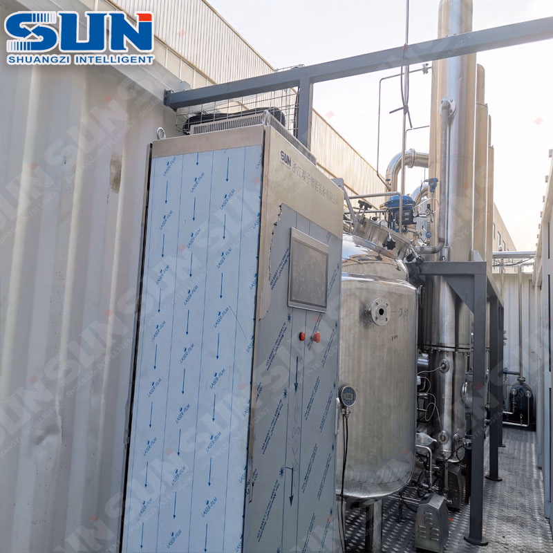 Tri-Effect Falling Film Evaporator for Juice Concentrated
