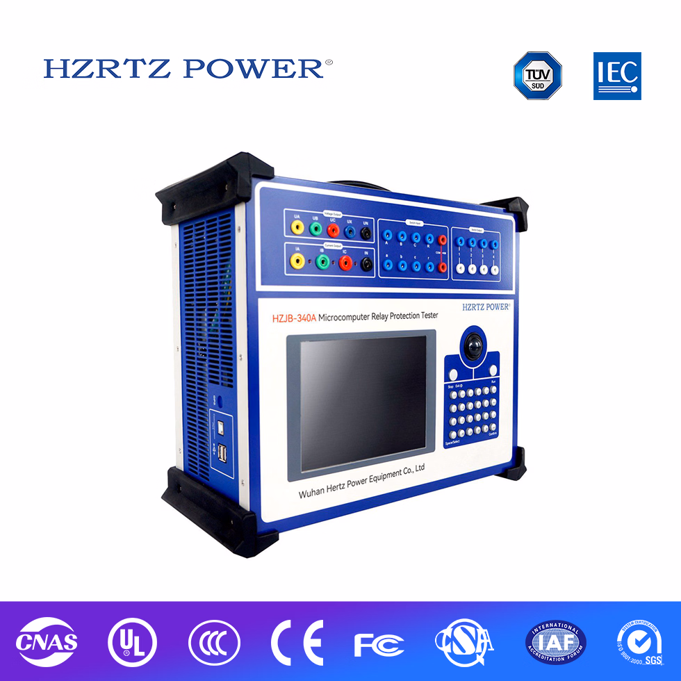 Hzjb-340A Microcomputer Three Phase Relay Protection Tester/Analyzer