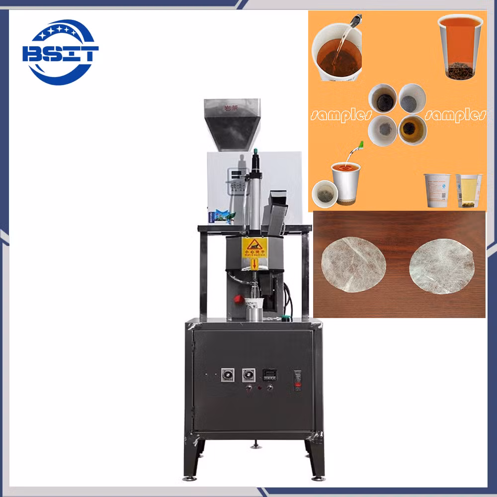 Manual Model Filling Tea Cup Hidden Filling Packing Machine (Double Heads)