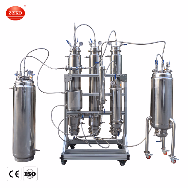 30lb Lab Scale Turnkey Herbal Extraction Machine Hemp Oil Stainless Steel Bho Extractor Tank Closed Loop Extractor