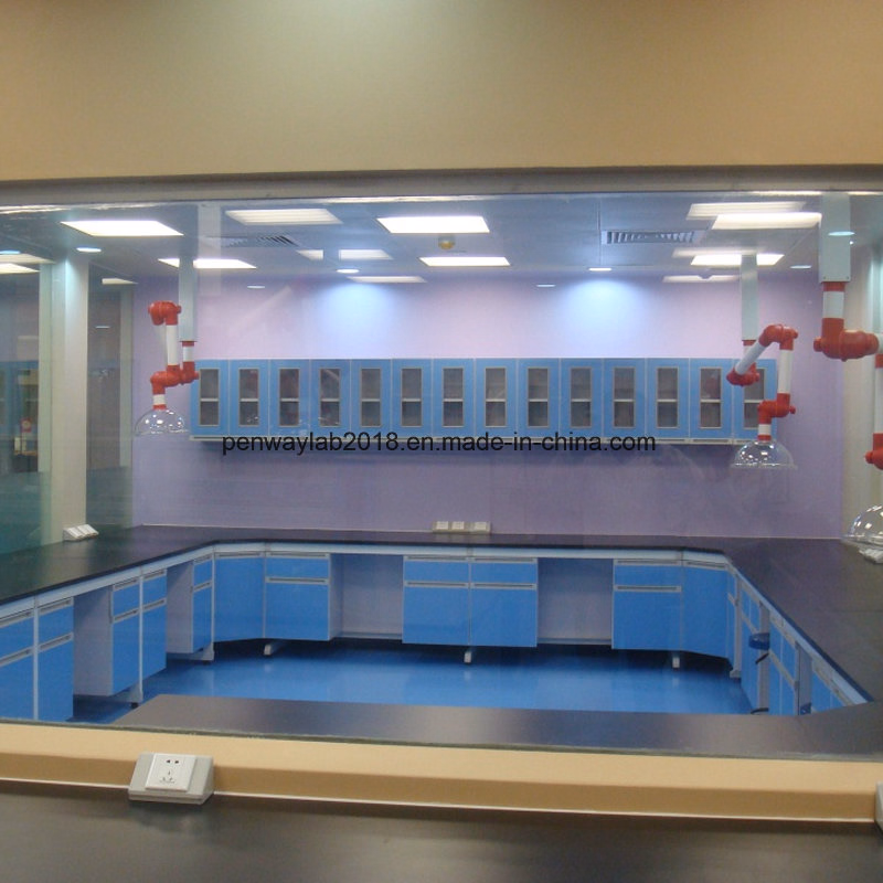 School Lab Furniture Steel and Wood Lab Bench Lab Table