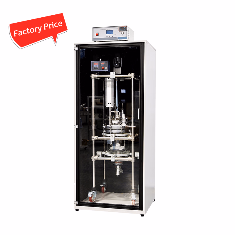 1L 2L 10L Certificate Jacketed Glass Chemical Reactor