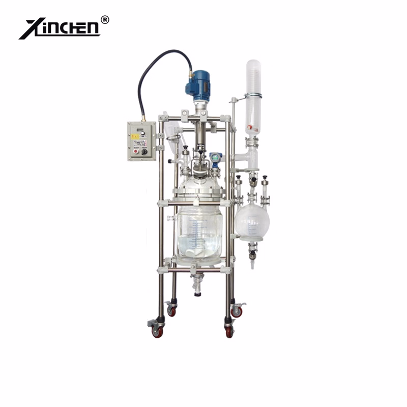High Borosilicate Glass Reaction Kettle 1L to 200L for Chemical Synthesis