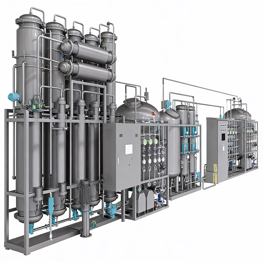 Streamlined 600 L/H RO Water Treatment Equipment for Pharmaceutical Industry