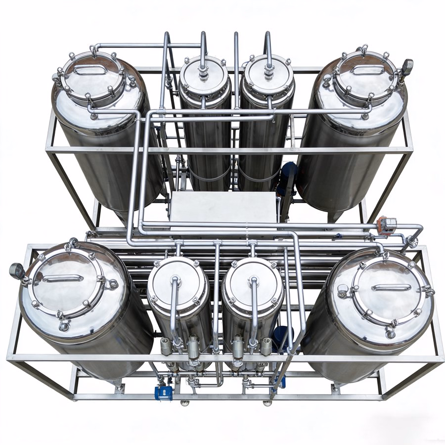 Reliable 8000 L/H Reverse Osmosis Water System for Pharma Industries