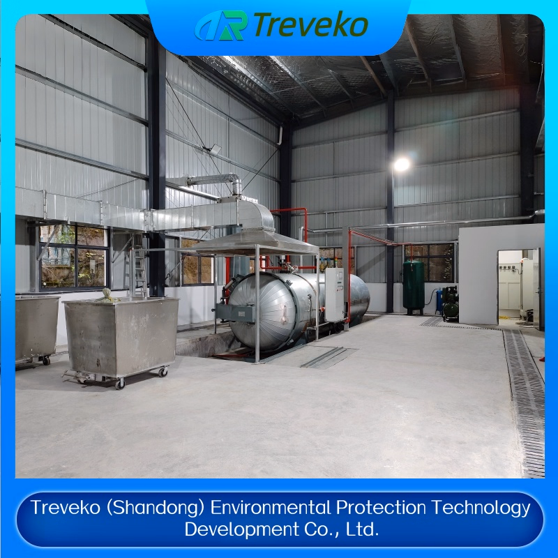 Industrial Steam Sterilization Autoclave for Medical Plastics and Contaminated Dressings