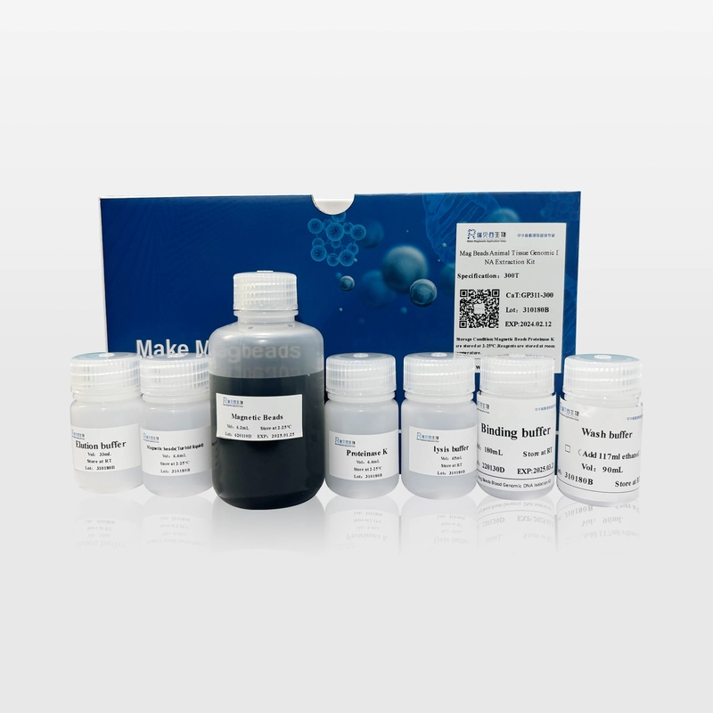 Rapid Mag Beads Animal Tissue Genomic DNA Extraction Kit Simple Operation