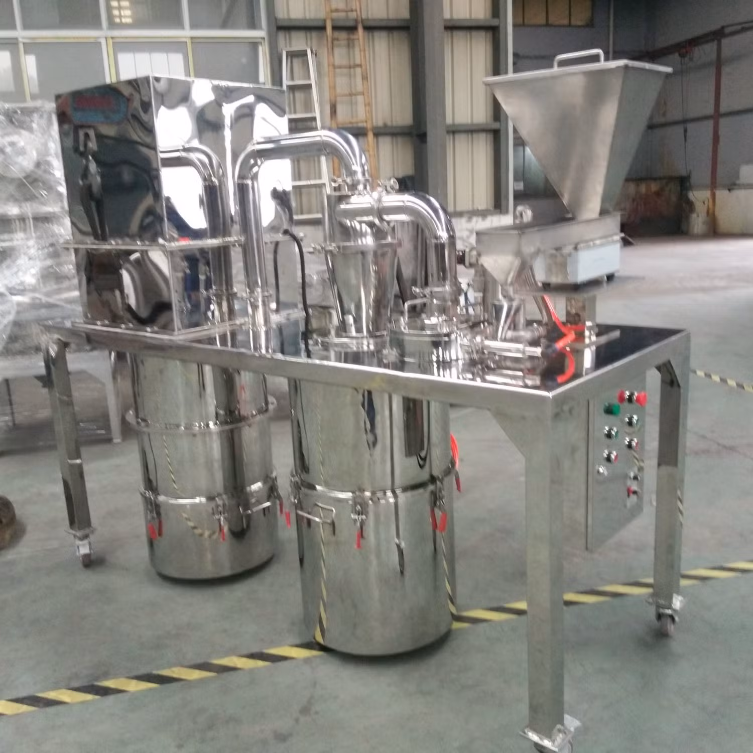 Stainless Steel Micronizer Machine with Adjustable Power Supply