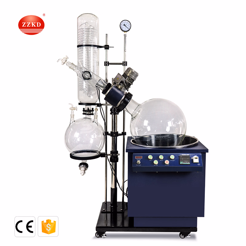 Lab 2L 5L 10L 50L Auto Vacuum Rotovap Price Ethanol Oil Fractional Distillation Equipment Explosion Proof Rotary Evaporator with Electric Lifting