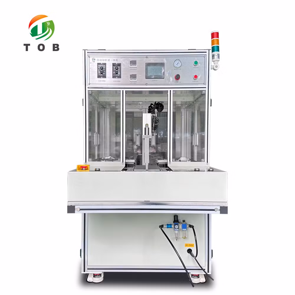 Solid State Battery Case Edge Cutting, Folding and Hotting Machine