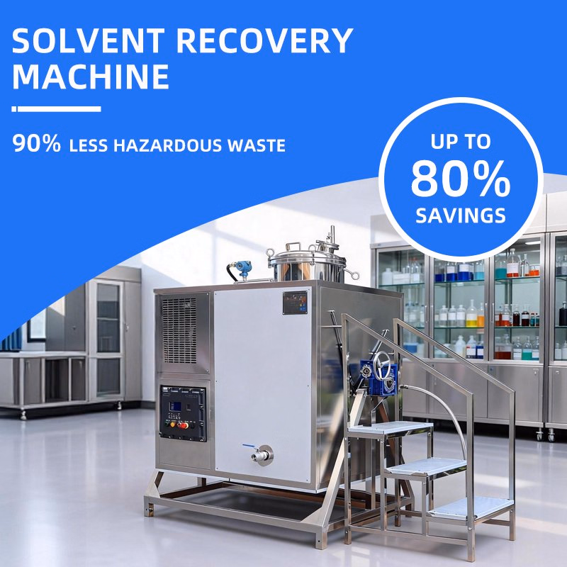 Industry Solvent Distilling Machine Dispose Waste Liquids Hexane Distiller Recovery Machine Solvent Thinner Recycled Machine
