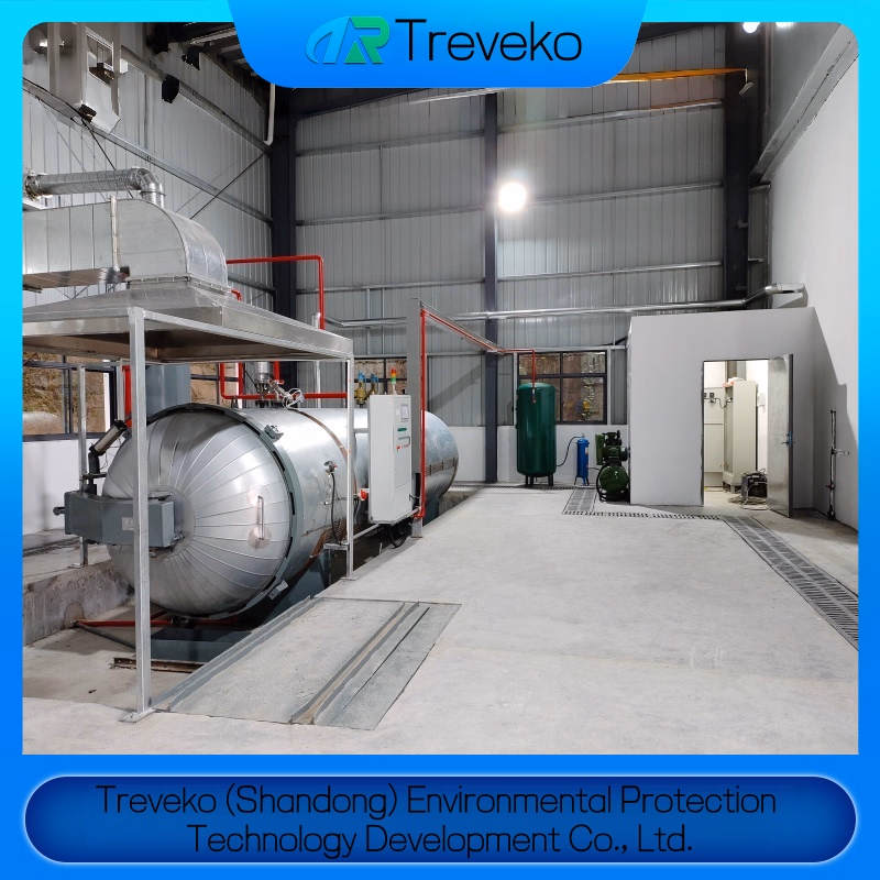 High Temperature Horizontal Autoclave for Healthcare Waste Sterilization
