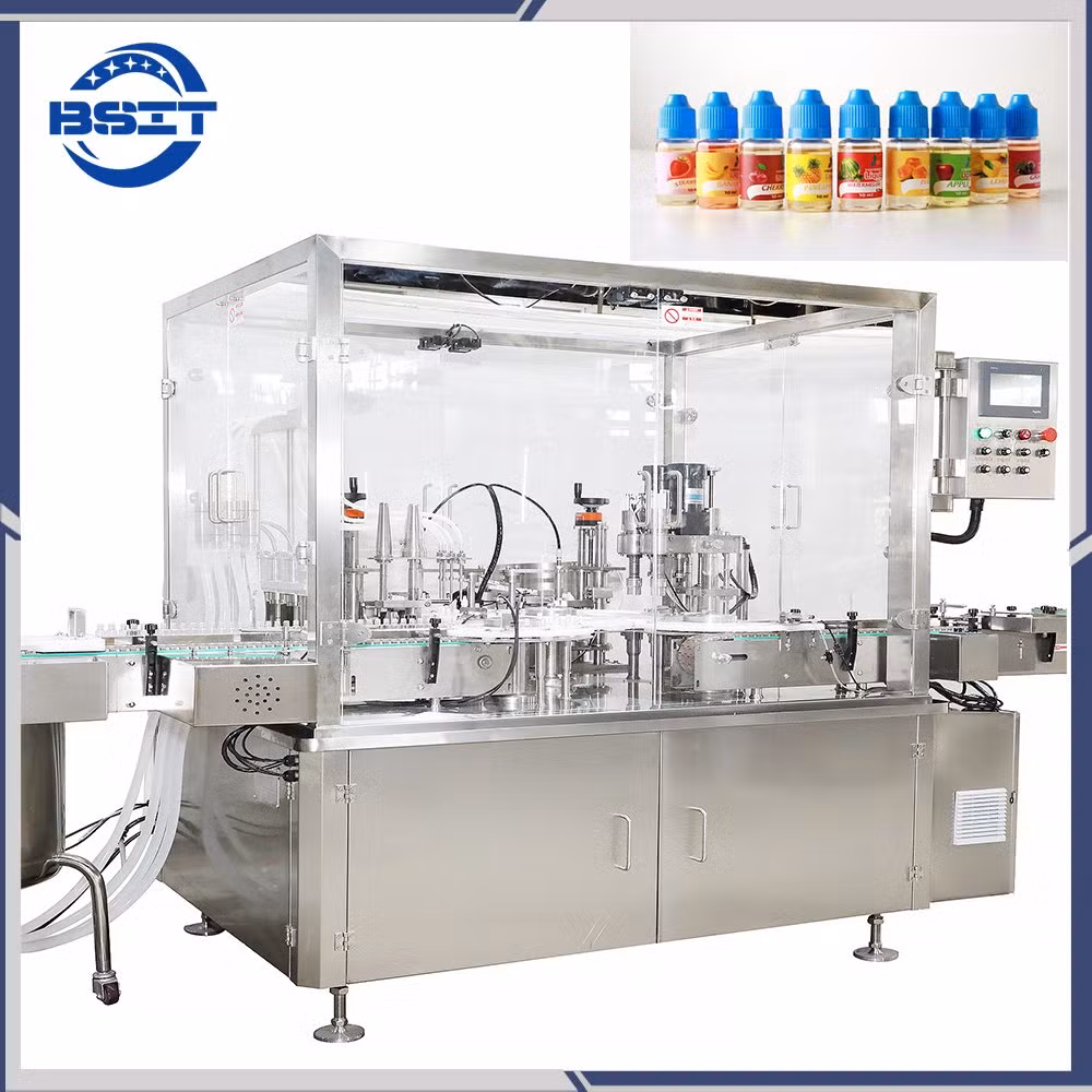 Liquid Essential Oil/Glass Drop Bottle Filling Capping Machine