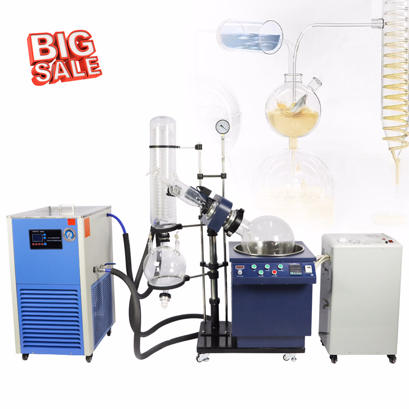 2L 5L 10L 50L Rotovap Auto Lifting Digital Thin Film Rotary Vaporizer Price Vacuum Ex-Proof Vacuum Rotary Evaporator Rotovap EU Warehouse in Stock