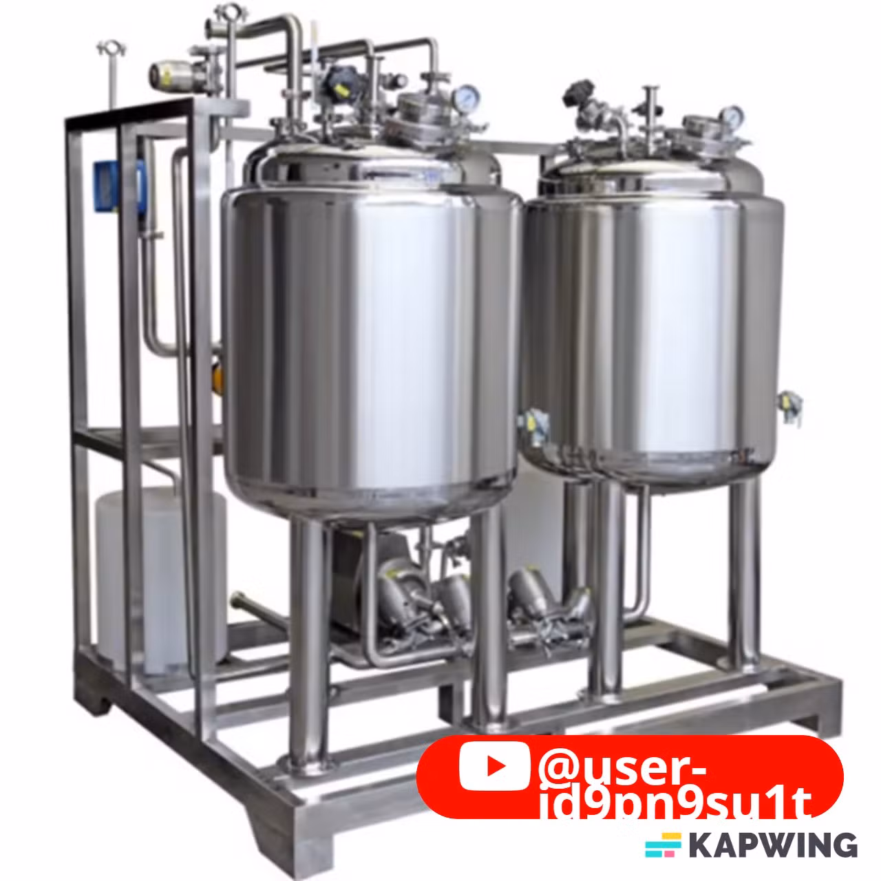 Hygienic CIP System with PLC Control for Optimal Cleaning Efficiency