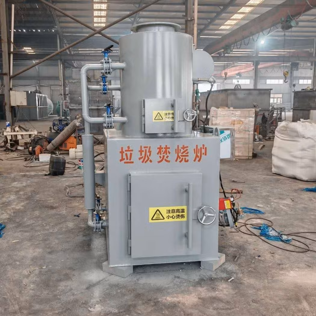 Smokeless Diesel LPG Solid Waste Treatment Incinerator Combustion Furnaces for Medical Hospital Clinical Kitchen Garbage Pet Animal Cremation Incinerator