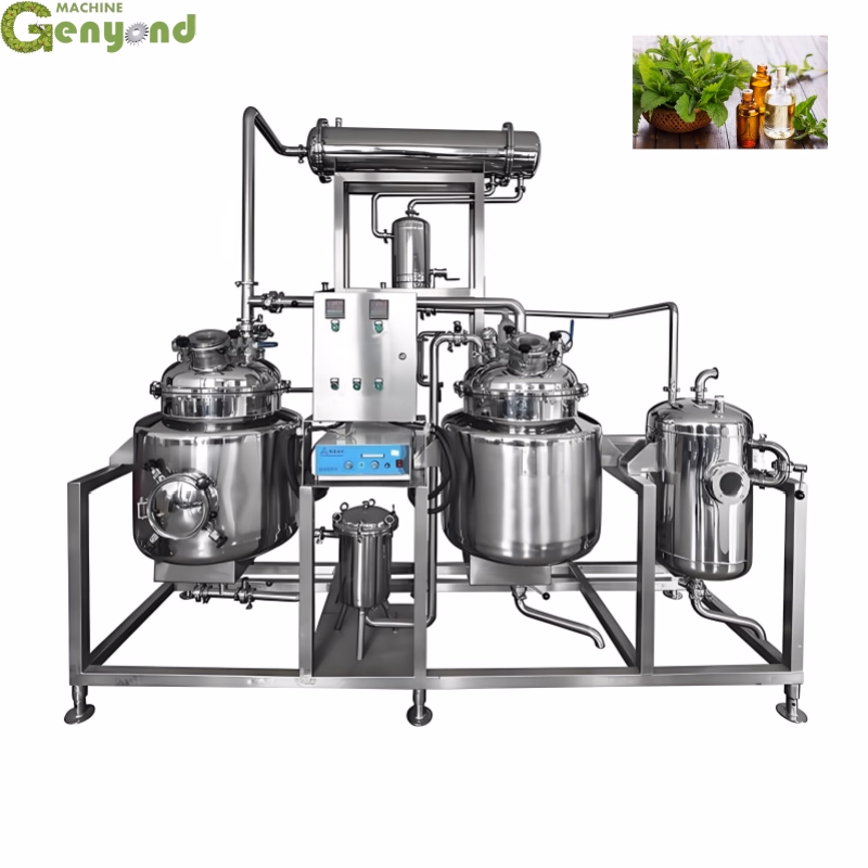 Factory Genyond Direct Industrial Herbs 100L Soxhlet Solvent Ultrasonic Extractor Extraction Machine