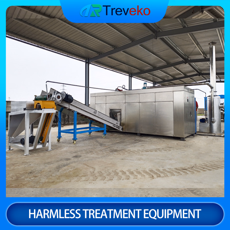 Eco-Friendly Waste Disposal Machine for Dead Cattle in Large Cattle Breeding Farms