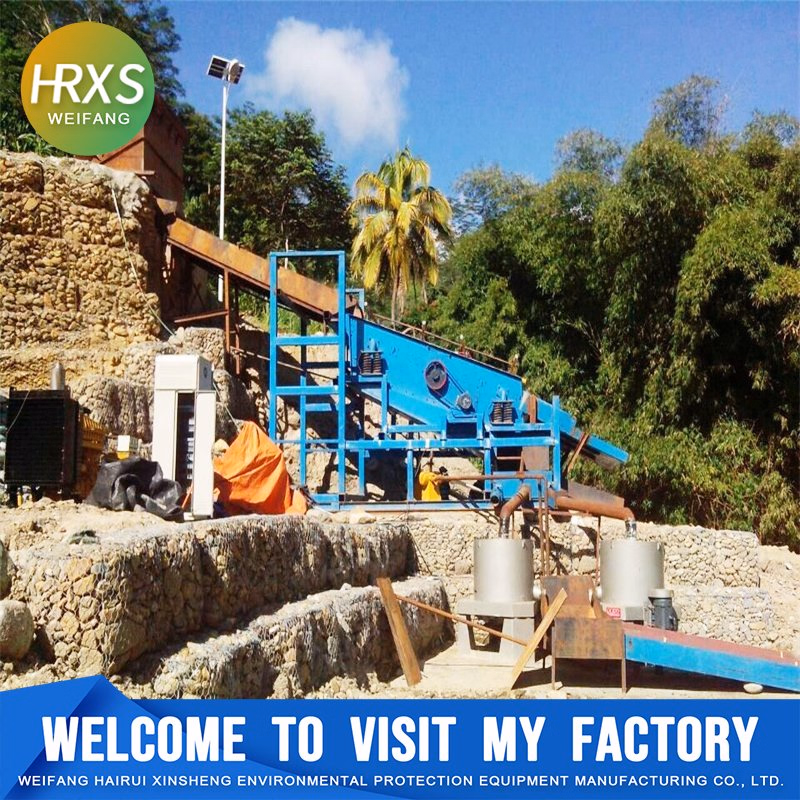 Alluvial Gold Mining Equipment with Trommel Washing Gold Separator