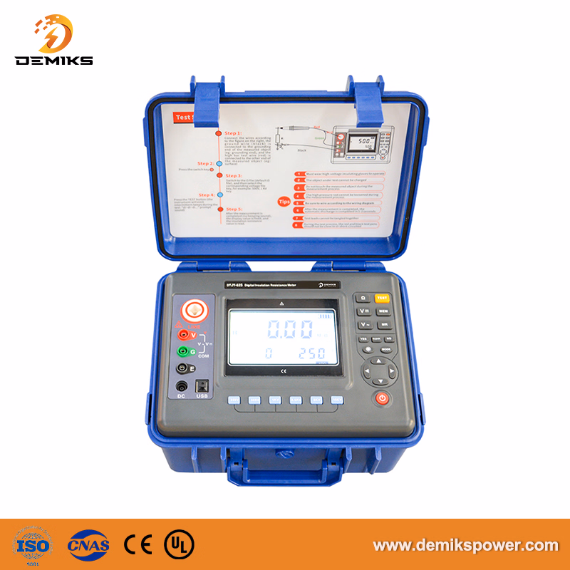 Djy-625A High Voltage Insulation Resistance Tester Digital Analog Megohm Meter Megohmmeter